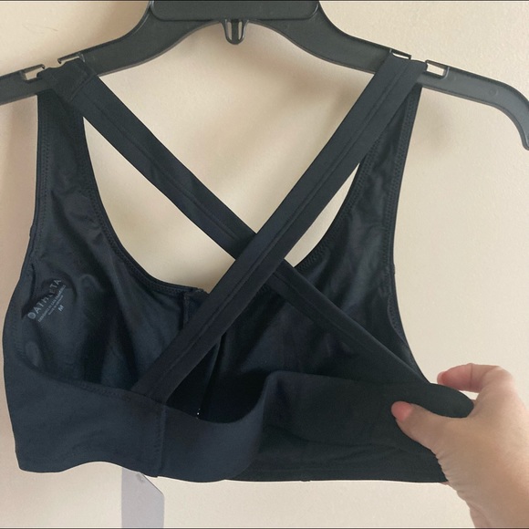 NWT-Athleta Black Offshore Paddle Bikini Top, A-C, Medium - Picture 4 of 5